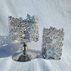 ❄ Snowflake Candle Pedestal & Soap Holder ❄